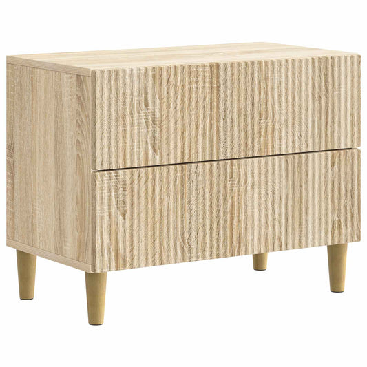 Nattduksbord Sonoma-ek 62 x 34,5 x 48 cm Konstruerat trä