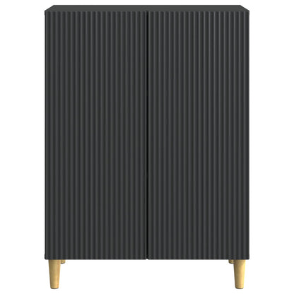 Sideboard Svart 66 x 34,5 x 90 cm Konstruerat trä
