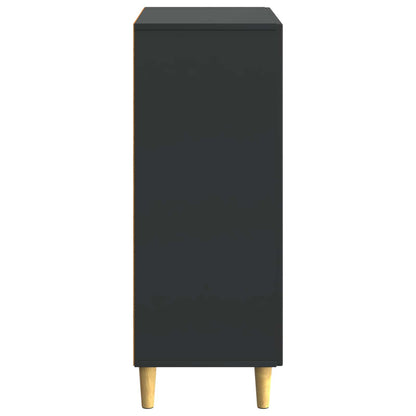 Sideboard Svart 66 x 34,5 x 90 cm Konstruerat trä