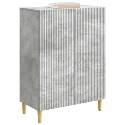 Sideboard Betonggrå 66 x 34,5 x 90 cm Konstruerat trä