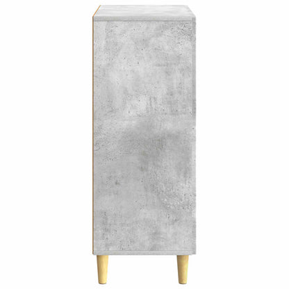 Sideboard Betonggrå 66 x 34,5 x 90 cm Konstruerat trä