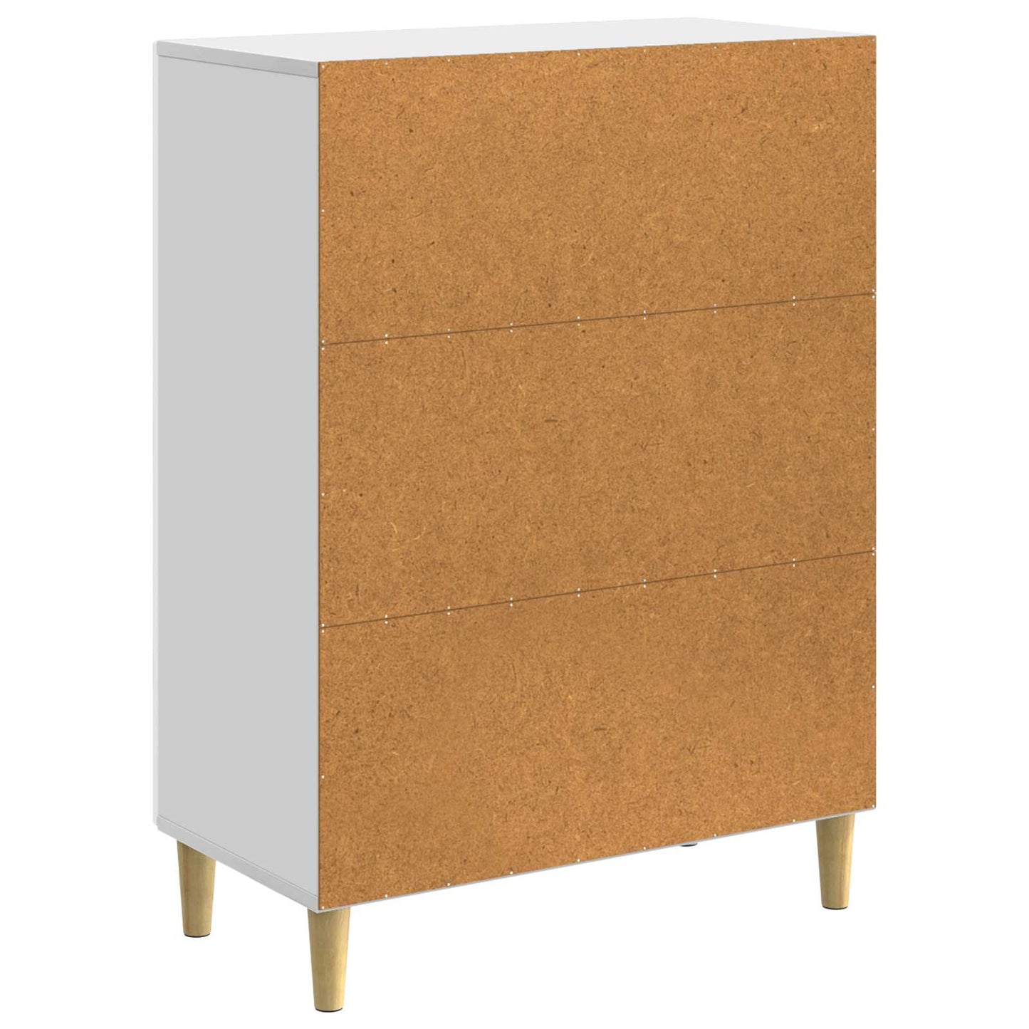 Sideboard Vit högglans 66 x 34,5 x 90 cm Konstruerat trä