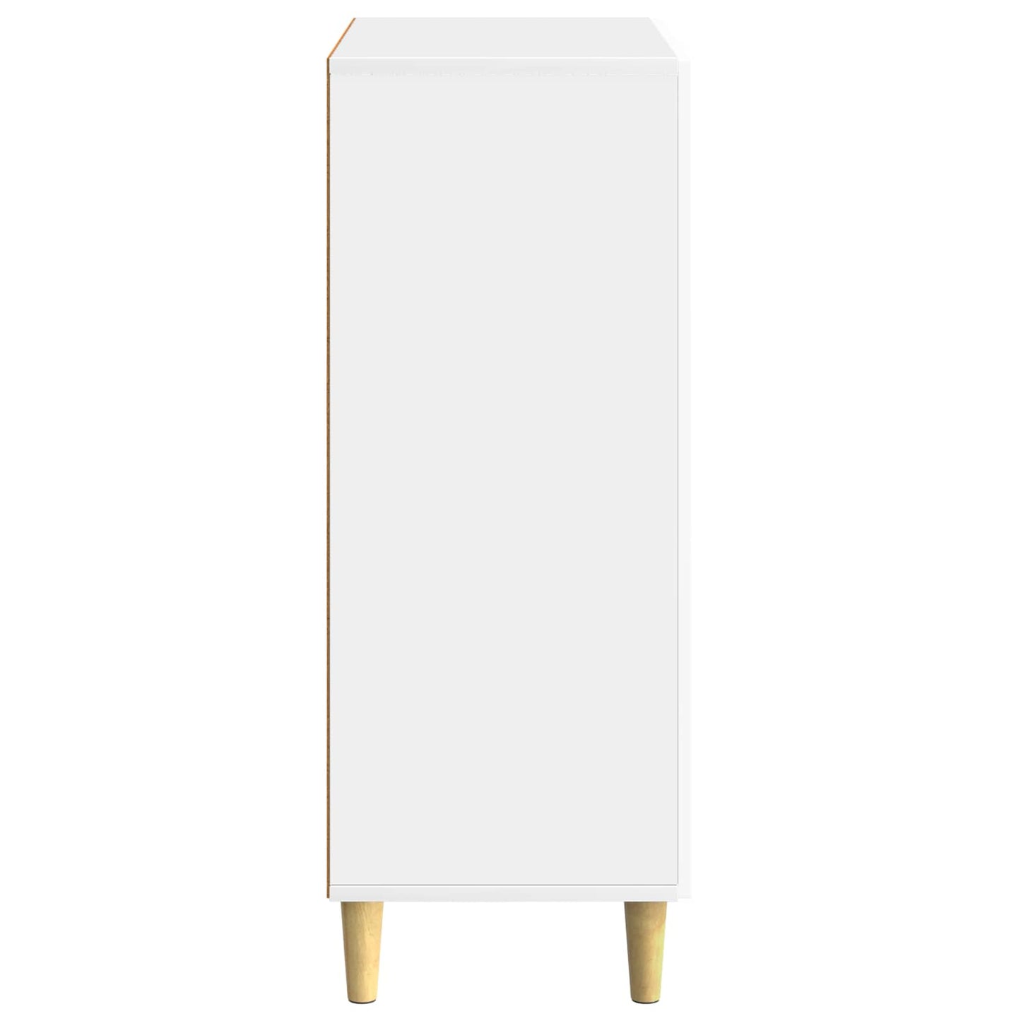 Sideboard Vit högglans 66 x 34,5 x 90 cm Konstruerat trä