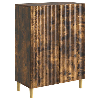 Sideboard Rökt ek 66 x 34,5 x 90 cm Konstruerat trä