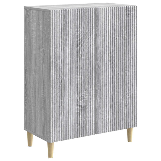 Sideboard Grå sonoma-ek 66 x 34,5 x 90 cm Konstruerat trä
