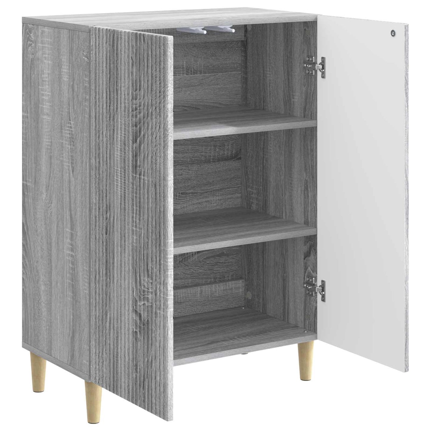 Sideboard Grå sonoma-ek 66 x 34,5 x 90 cm Konstruerat trä