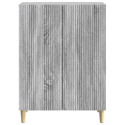 Sideboard Grå sonoma-ek 66 x 34,5 x 90 cm Konstruerat trä