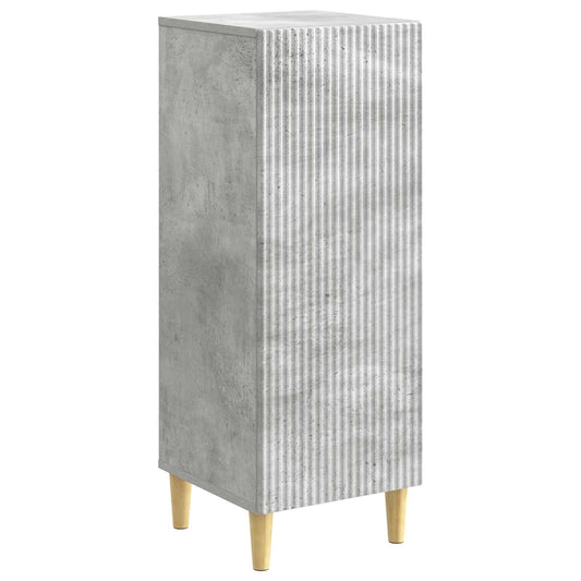 Sideboard Betonggrå 33 x 34,5 x 90 cm Konstruerat trä