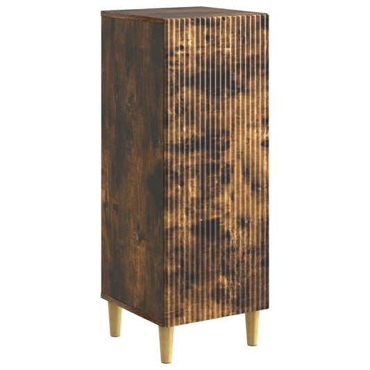Sideboard Rökt ek 33 x 34,5 x 90 cm Konstruerat trä