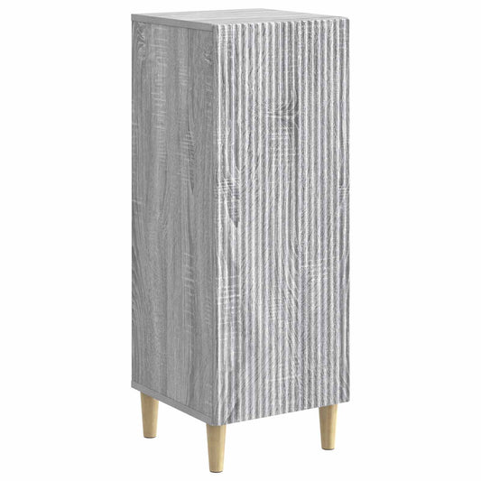 Sideboard Grå sonoma-ek 33 x 34,5 x 90 cm Konstruerat trä