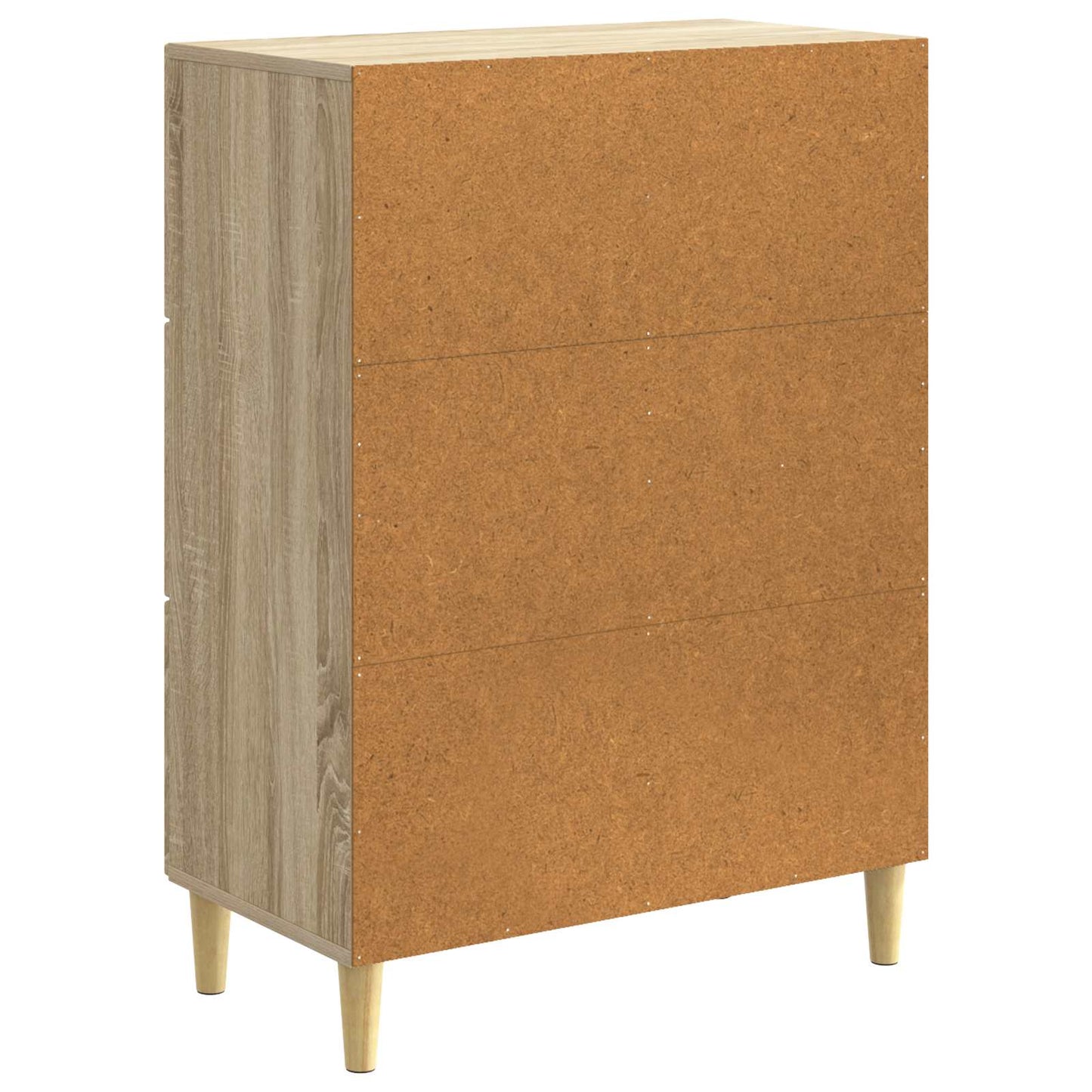Sideboard med låda Sonoma-ek 66 x 34,5 x 90 cm Konstruerat trä