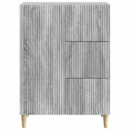 Sideboard Grå sonoma-ek 66 x 34,5 x 90 cm Konstruerat trä