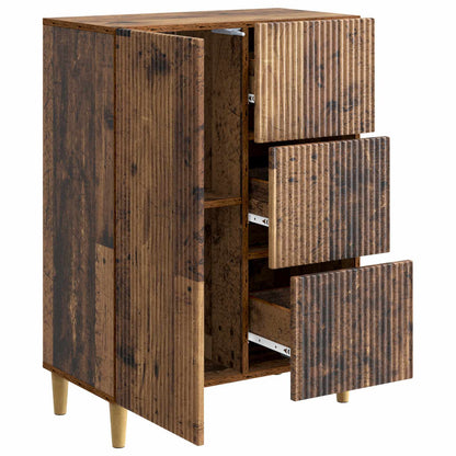 Sideboard Gammalt trä 66 x 34,5 x 90 cm Konstruerat trä