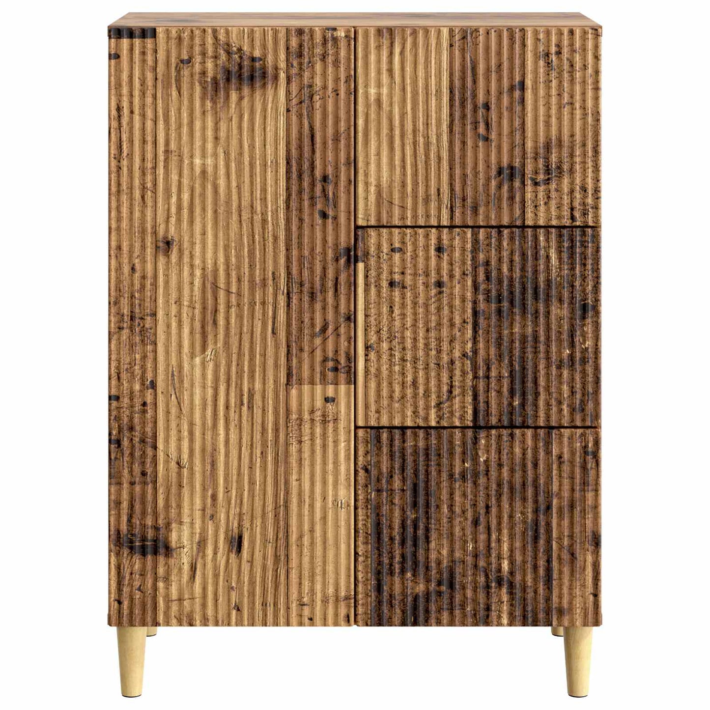 Sideboard Gammalt trä 66 x 34,5 x 90 cm Konstruerat trä