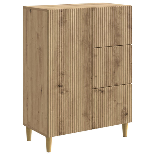 Sideboard med låda Artisan-ek 66 x 34,5 x 90 cm Konstruerat trä