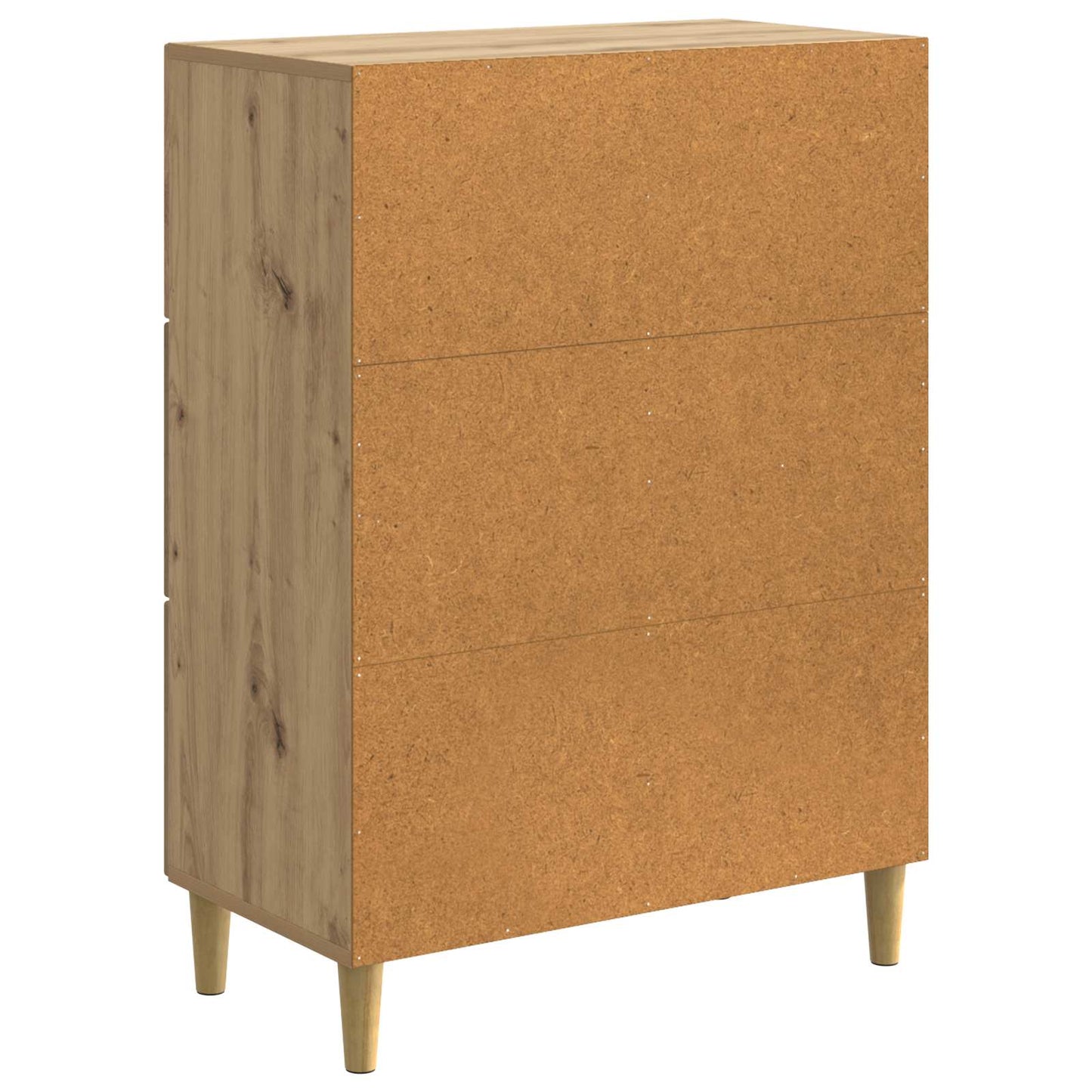 Sideboard med låda Artisan-ek 66 x 34,5 x 90 cm Konstruerat trä
