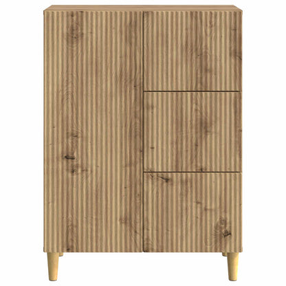 Sideboard med låda Artisan-ek 66 x 34,5 x 90 cm Konstruerat trä