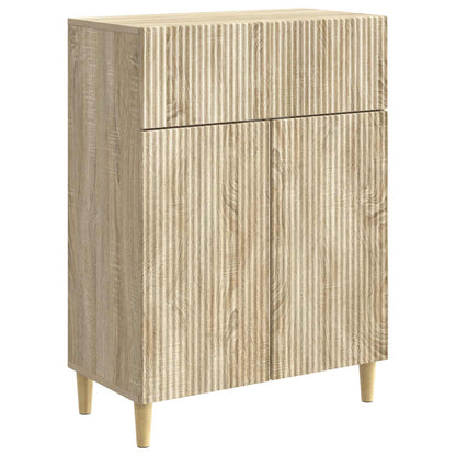Sideboard med låda Sonoma-ek 66 x 34,5 x 90 cm Konstruerat trä