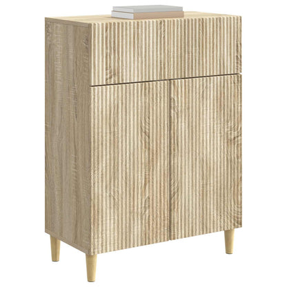 Sideboard med låda Sonoma-ek 66 x 34,5 x 90 cm Konstruerat trä