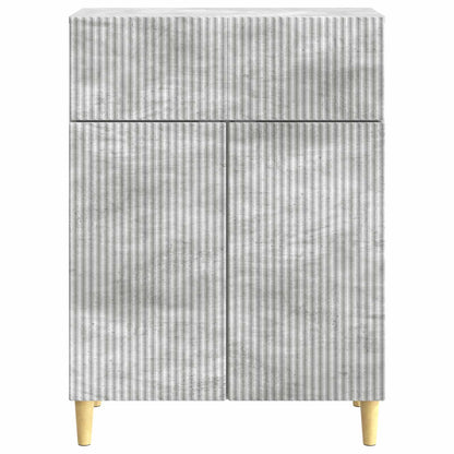 Sideboard med låda Betonggrå 66 x 34,5 x 90 cm Konstruerat trä