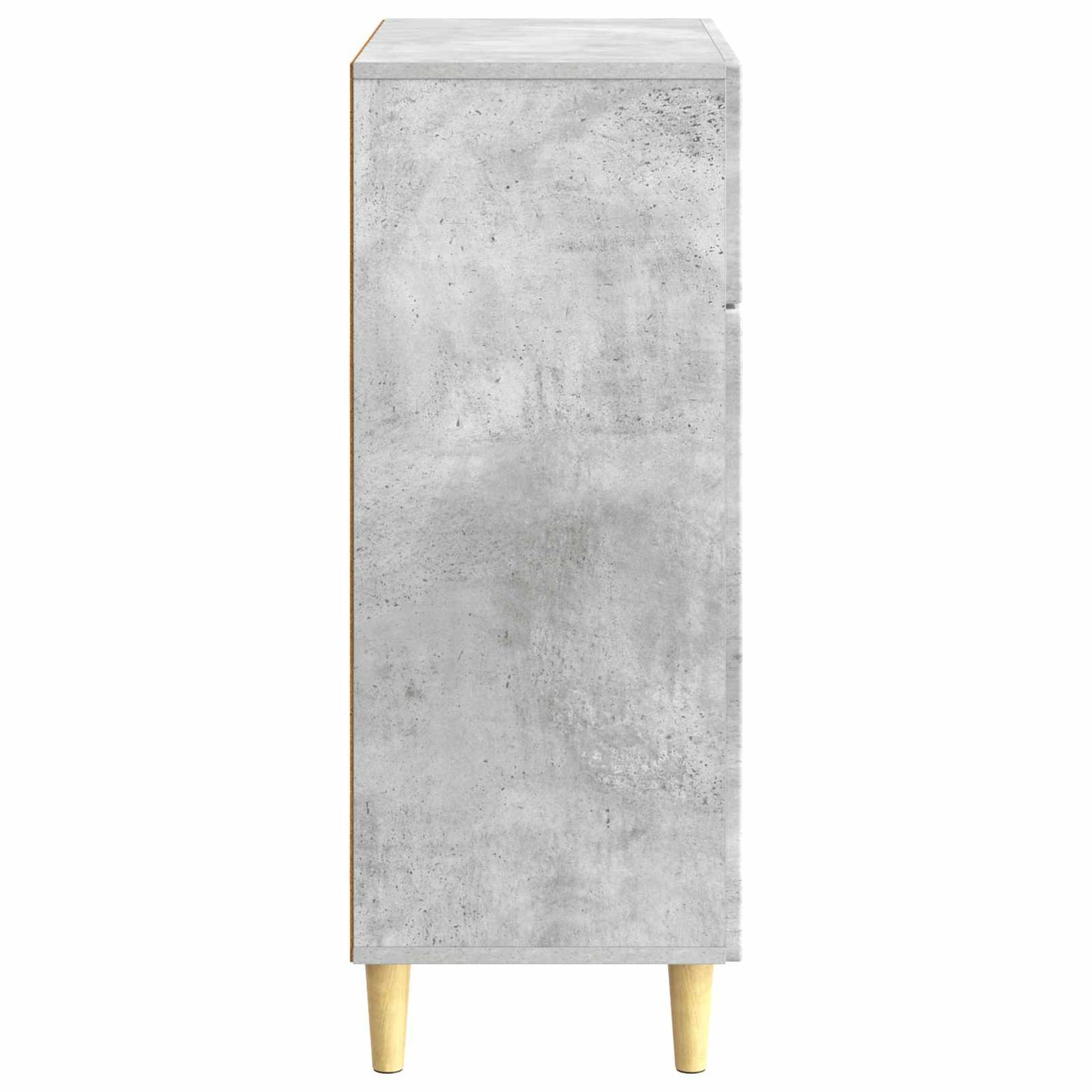 Sideboard med låda Betonggrå 66 x 34,5 x 90 cm Konstruerat trä
