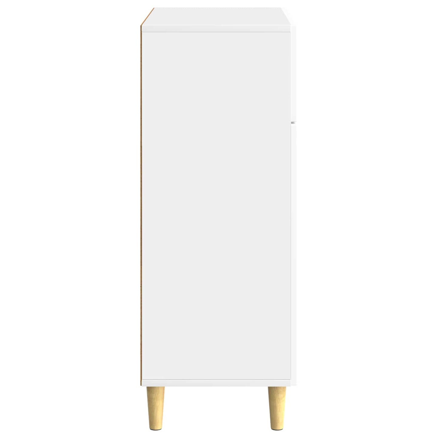 Sideboard Vit högglans 66 x 34,5 x 90 cm Konstruerat trä