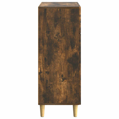 Sideboard med låda Rökt ek 66 x 34,5 x 90 cm Konstruerat trä