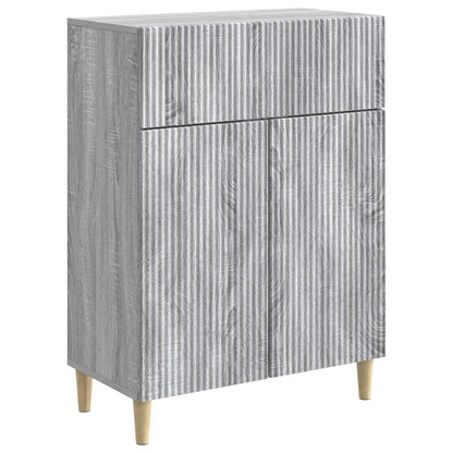 Sideboard Grå sonoma-ek 66 x 34,5 x 90 cm Konstruerat trä