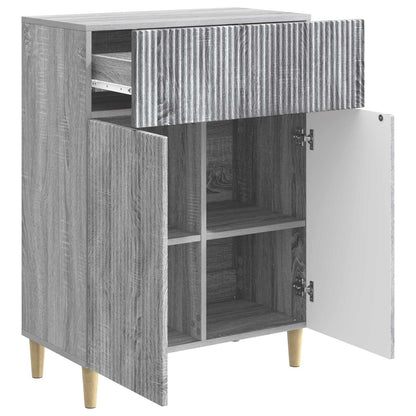 Sideboard Grå sonoma-ek 66 x 34,5 x 90 cm Konstruerat trä