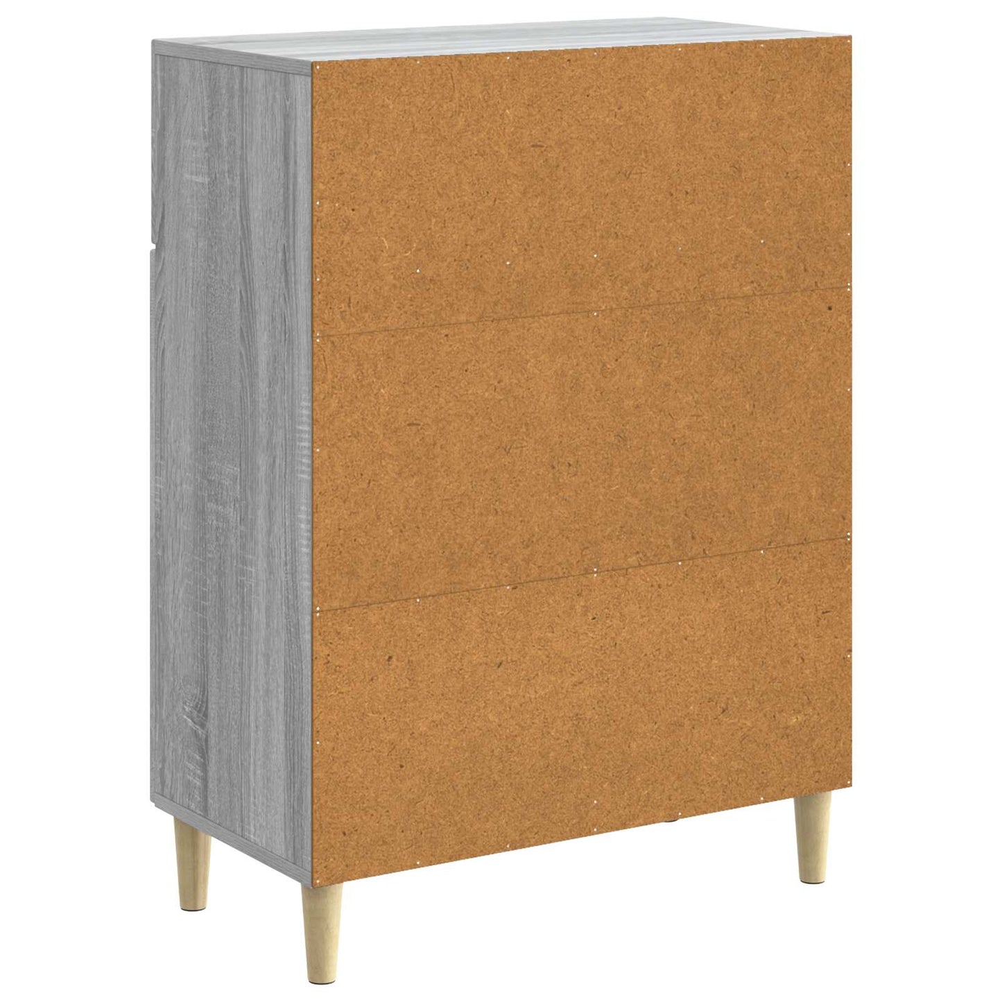 Sideboard Grå sonoma-ek 66 x 34,5 x 90 cm Konstruerat trä