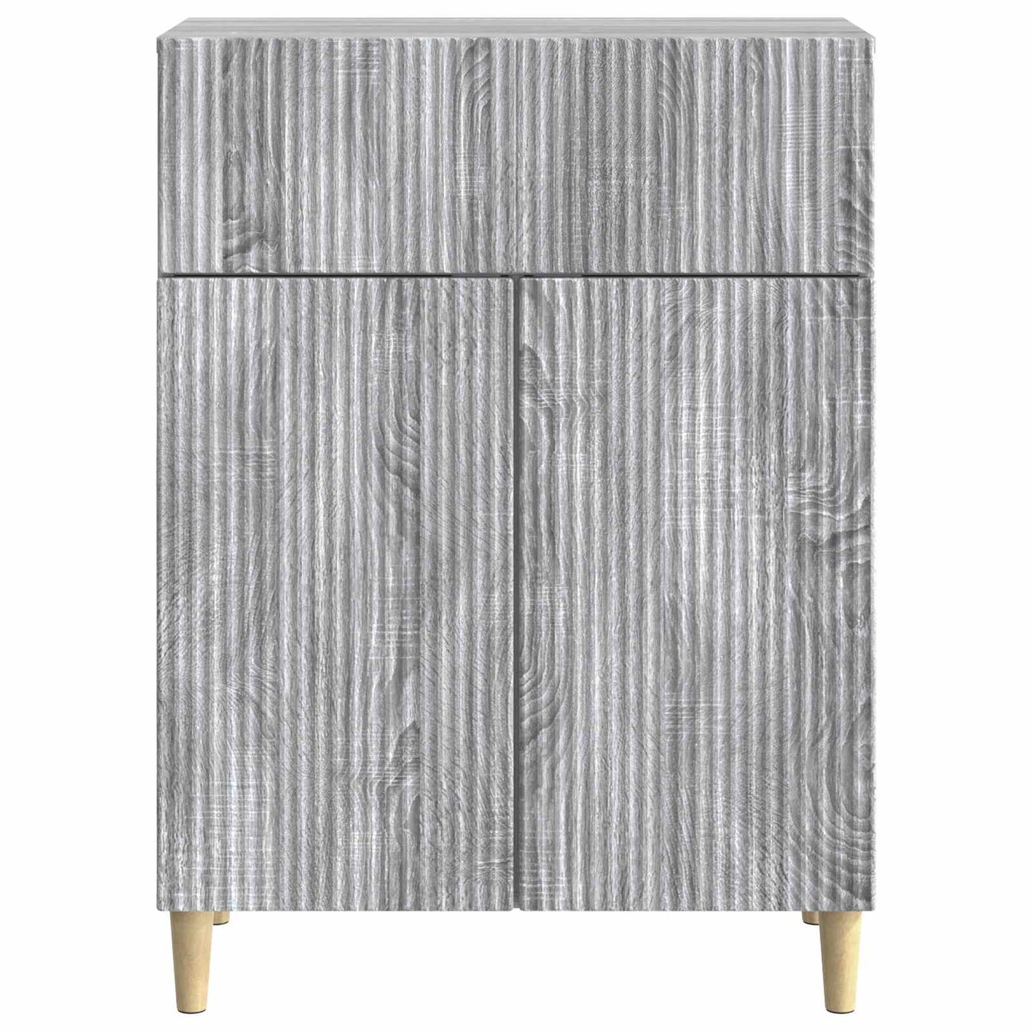 Sideboard Grå sonoma-ek 66 x 34,5 x 90 cm Konstruerat trä