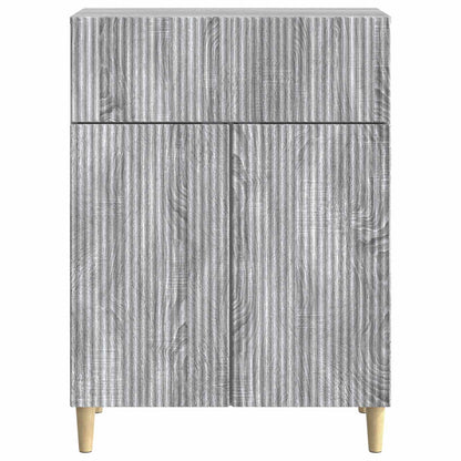 Sideboard Grå sonoma-ek 66 x 34,5 x 90 cm Konstruerat trä