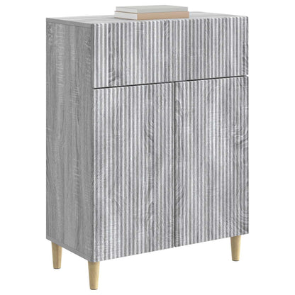 Sideboard Grå sonoma-ek 66 x 34,5 x 90 cm Konstruerat trä