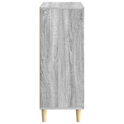 Sideboard Grå sonoma-ek 66 x 34,5 x 90 cm Konstruerat trä