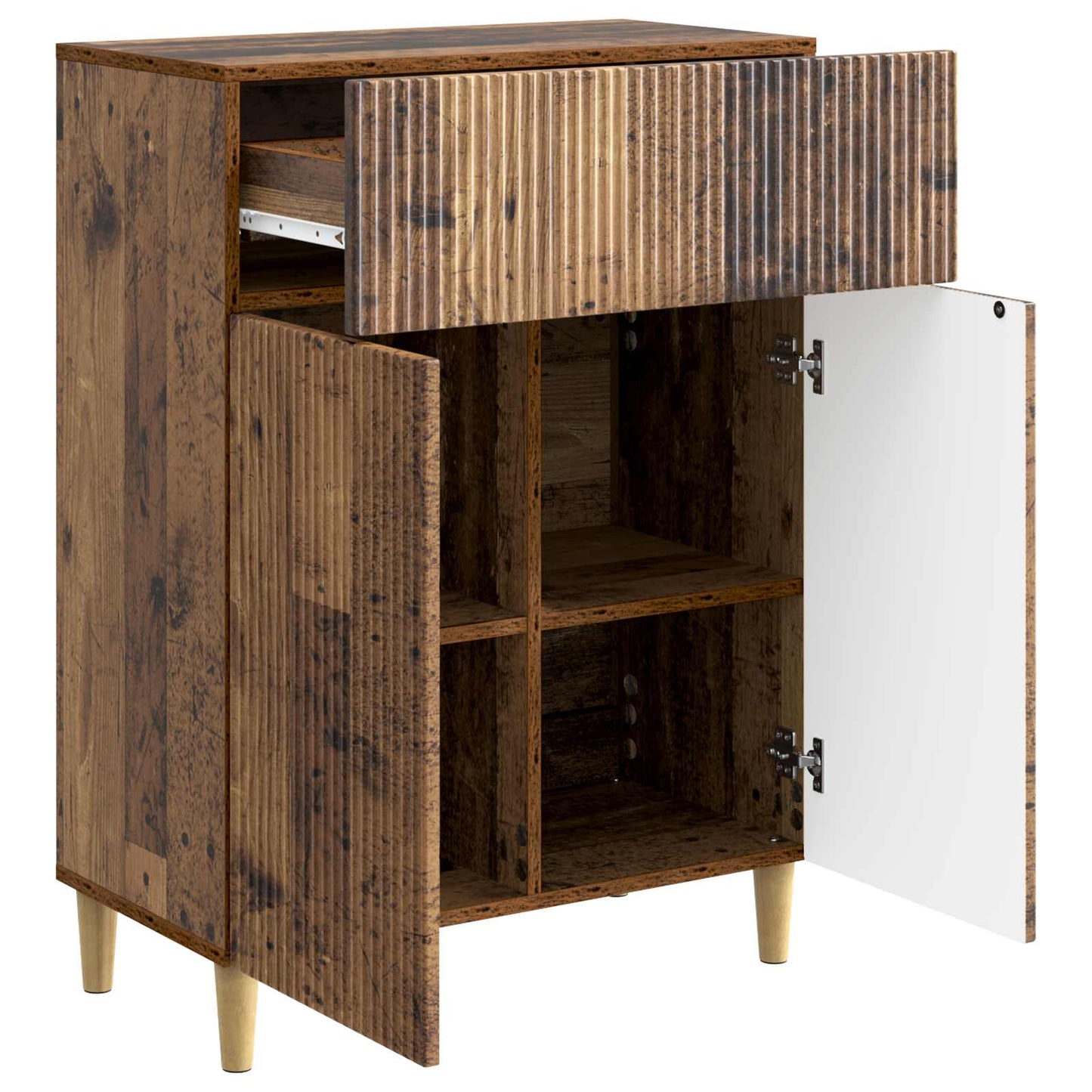 Sideboard Gammalt trä 66 x 34,5 x 90 cm Konstruerat trä