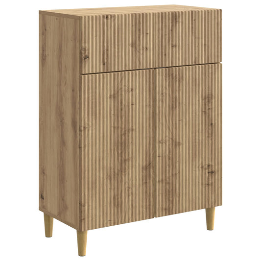 Sideboard med låda Artisan-ek 66 x 34,5 x 90 cm Konstruerat trä