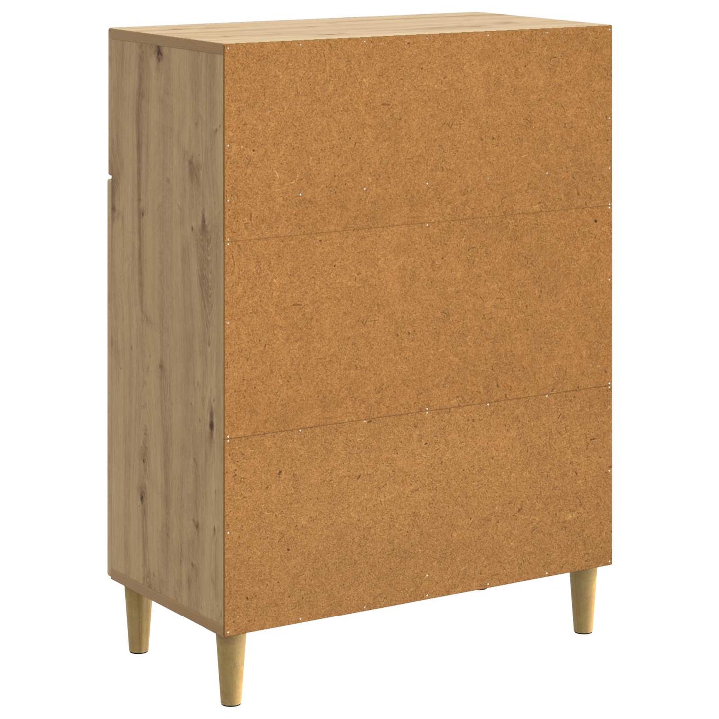 Sideboard med låda Artisan-ek 66 x 34,5 x 90 cm Konstruerat trä