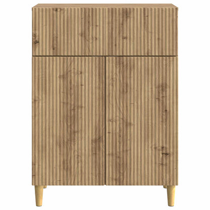 Sideboard med låda Artisan-ek 66 x 34,5 x 90 cm Konstruerat trä