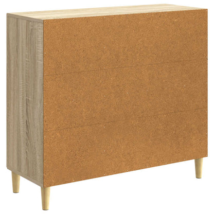 Sideboard Sonoma-ek 89 x 34,5 x 80 cm Konstruerat trä