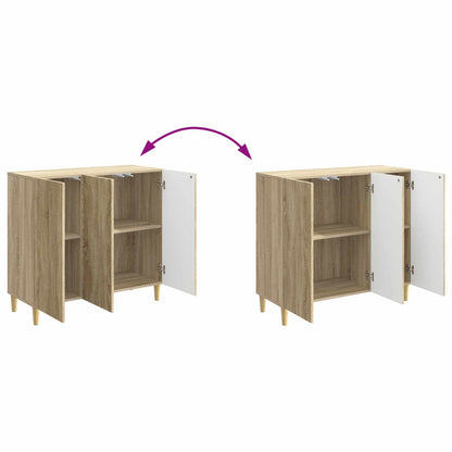 Sideboard Sonoma-ek 89 x 34,5 x 80 cm Konstruerat trä