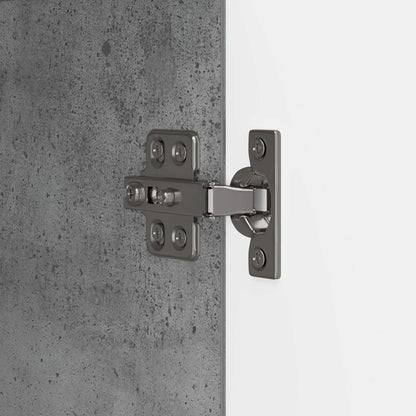 Sideboard Betonggrå 89 x 34,5 x 80 cm Konstruerat trä