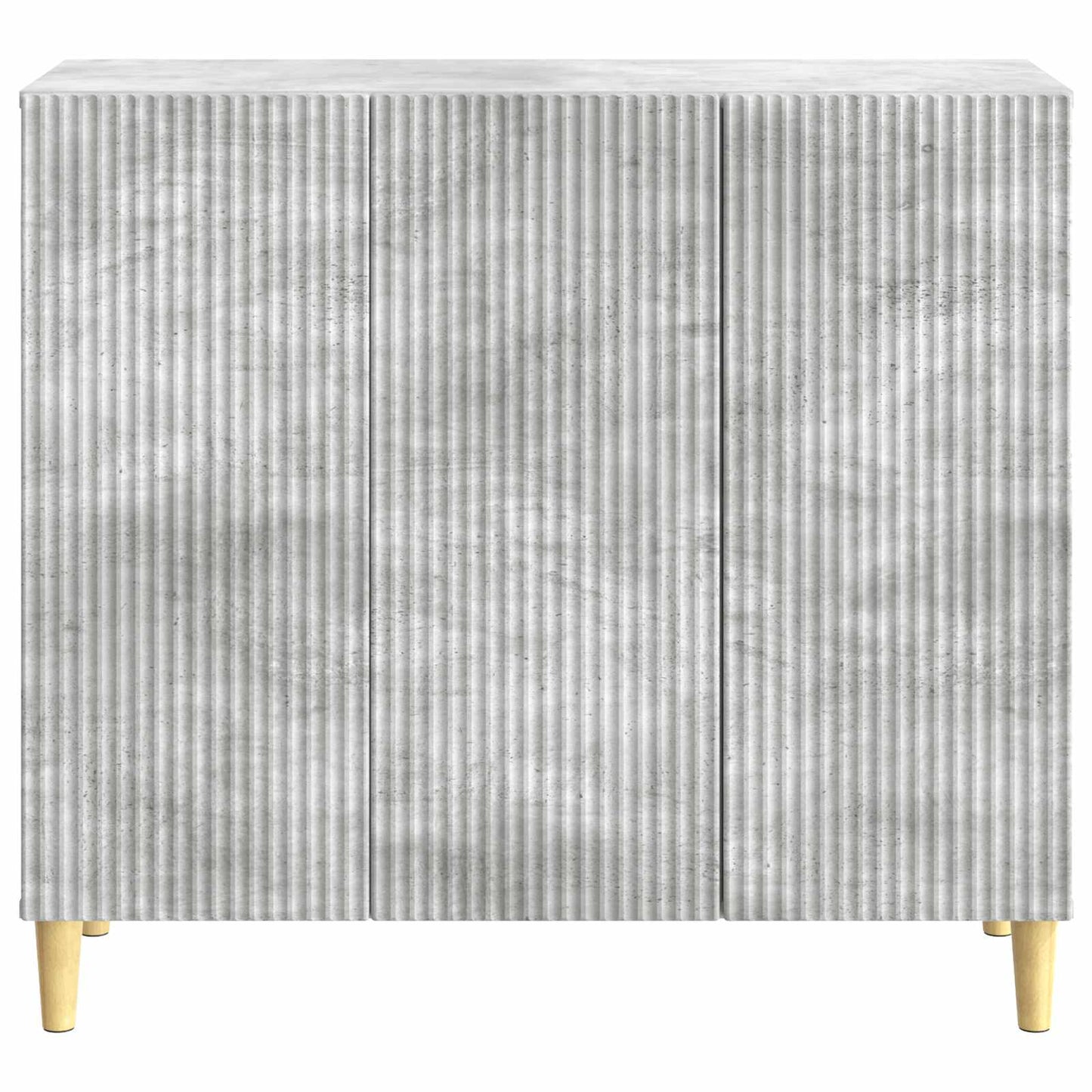 Sideboard Betonggrå 89 x 34,5 x 80 cm Konstruerat trä