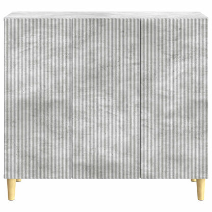 Sideboard Betonggrå 89 x 34,5 x 80 cm Konstruerat trä