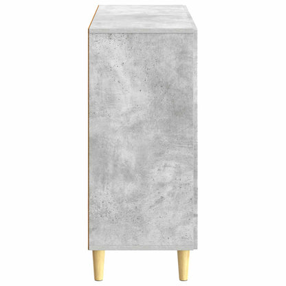 Sideboard Betonggrå 89 x 34,5 x 80 cm Konstruerat trä