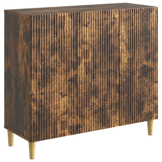 Sideboard Rökt ek 89 x 34,5 x 80 cm Konstruerat trä
