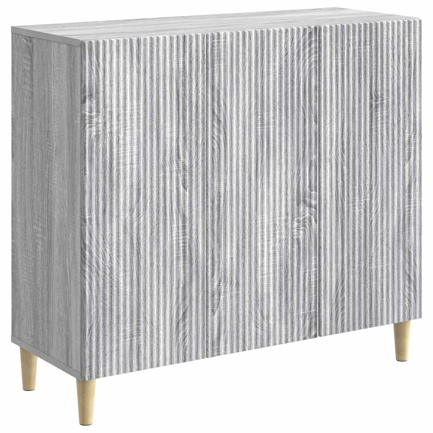 Sideboard Grå sonoma-ek 89 x 34,5 x 80 cm Konstruerat trä