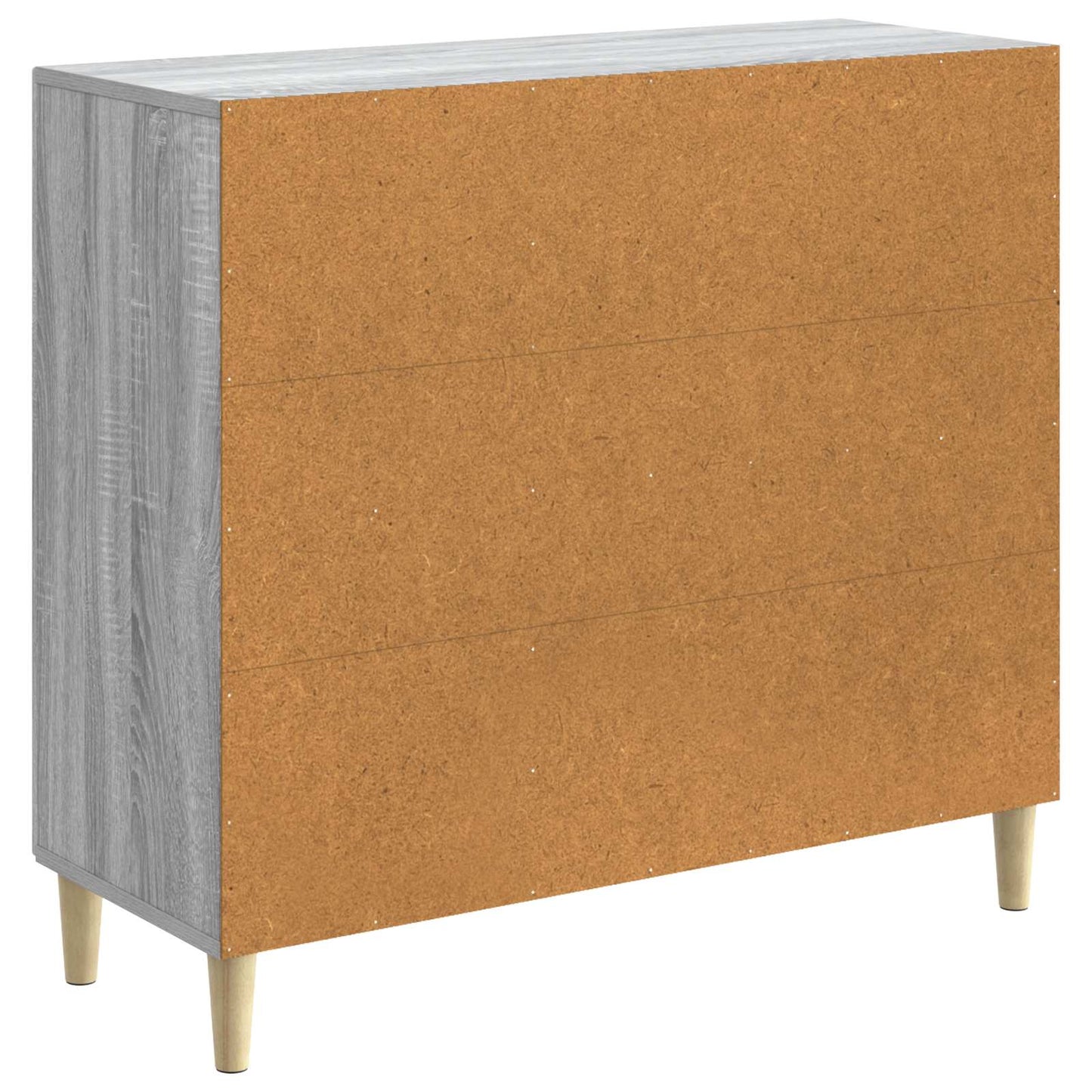 Sideboard Grå sonoma-ek 89 x 34,5 x 80 cm Konstruerat trä