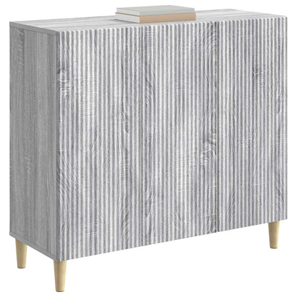 Sideboard Grå sonoma-ek 89 x 34,5 x 80 cm Konstruerat trä
