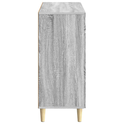 Sideboard Grå sonoma-ek 89 x 34,5 x 80 cm Konstruerat trä