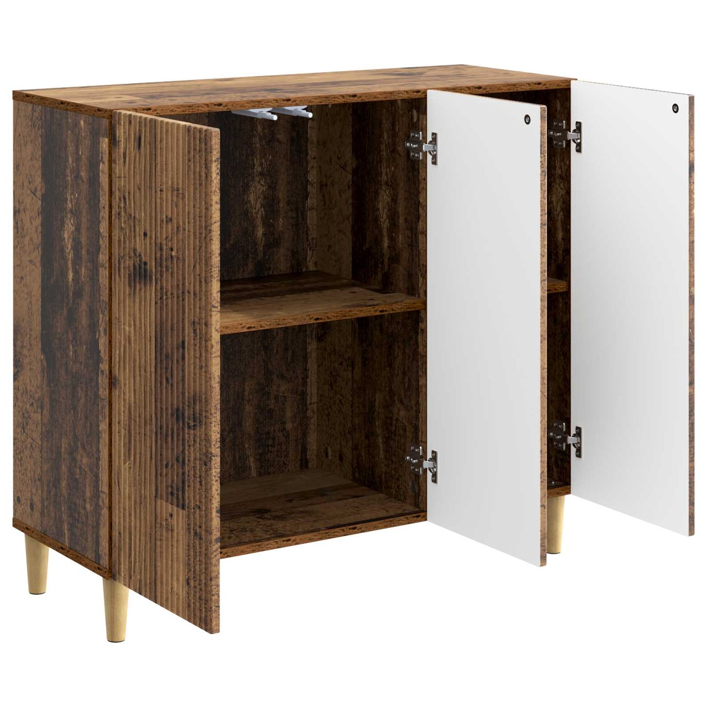 Sideboard Gammalt trä 89 x 34,5 x 80 cm Konstruerat trä
